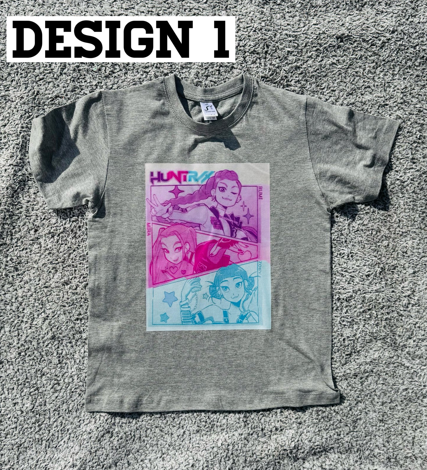 HUNTRX K-POP Demon Hunters T-Shirt – Custom Colour & Design