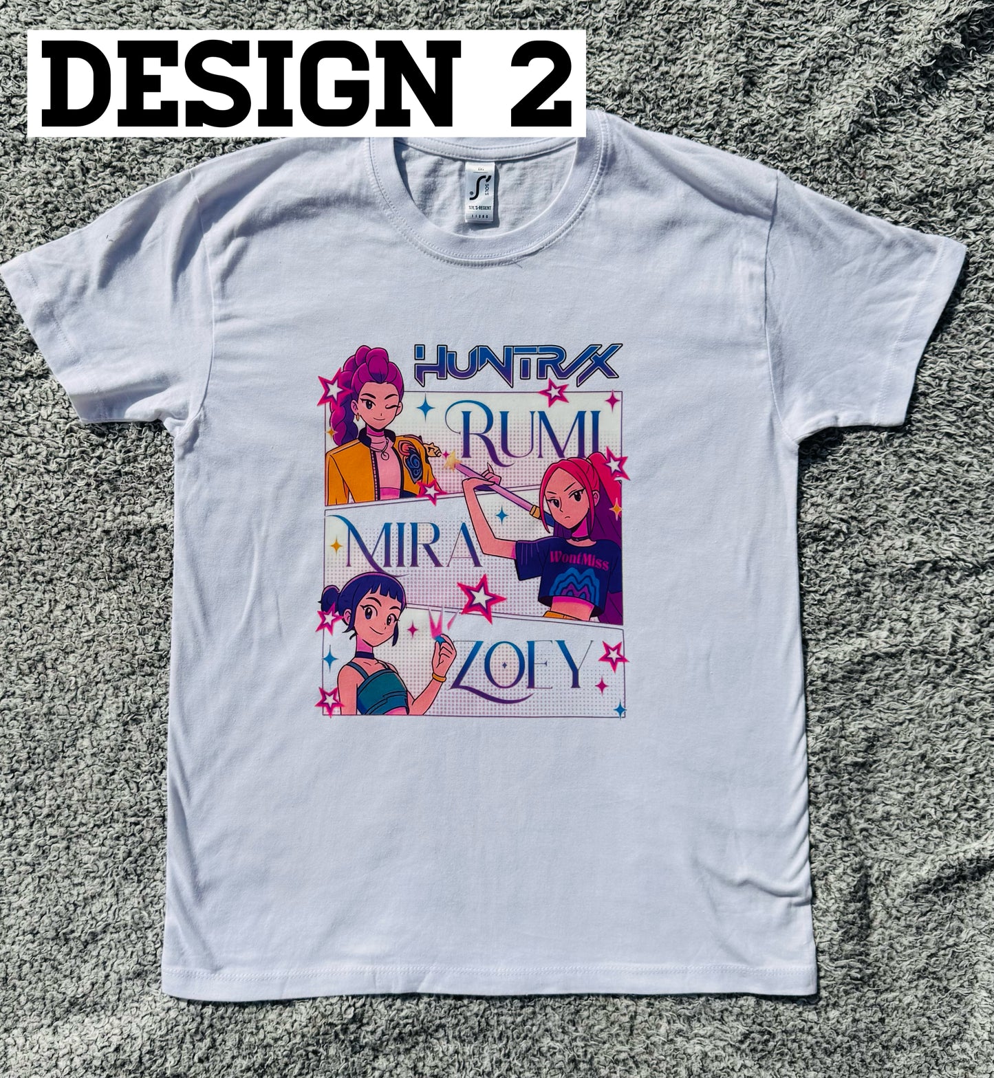 HUNTRX K-POP Demon Hunters T-Shirt – Custom Colour & Design
