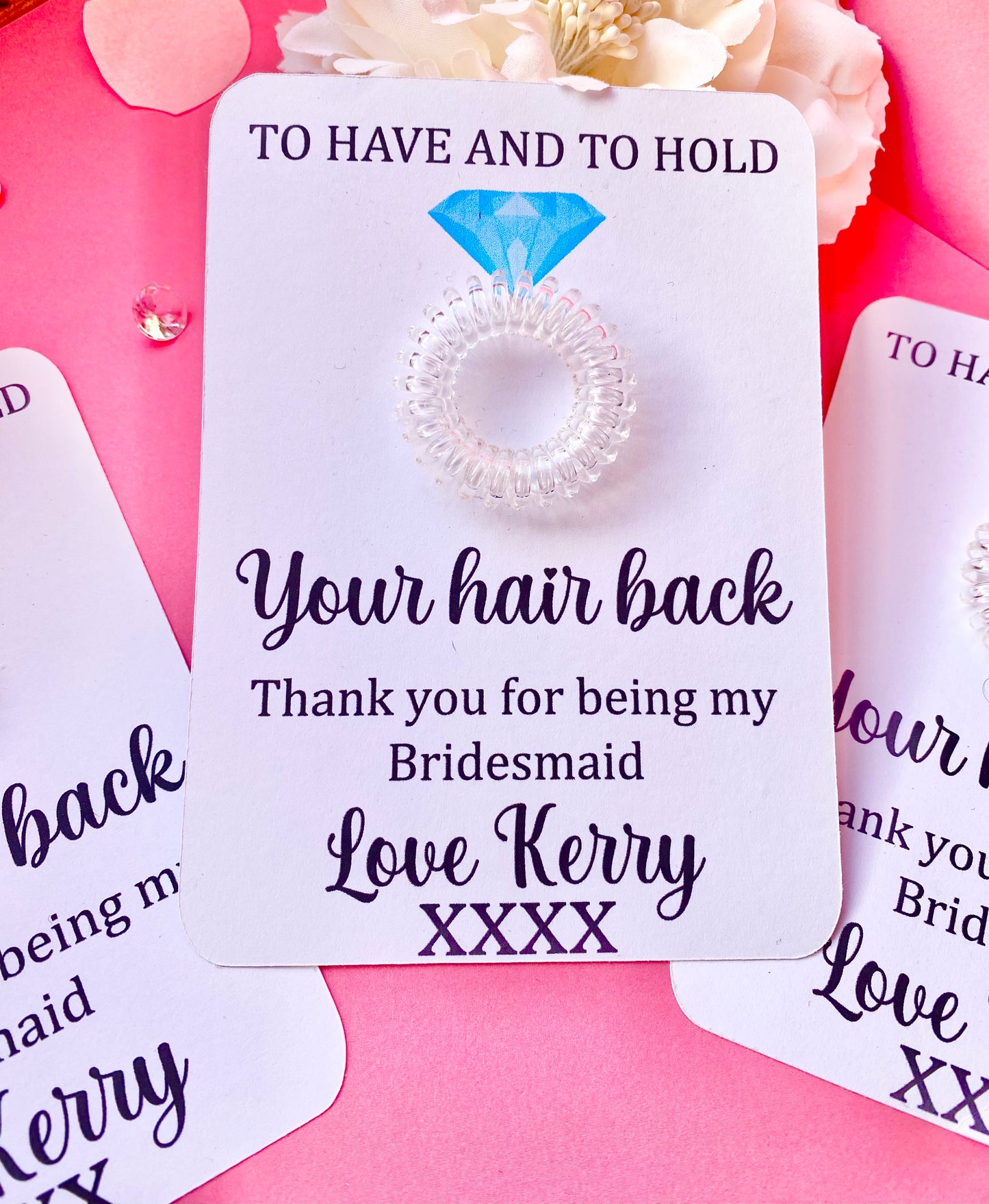 Thank you bridesmaid gift, thank you maid of honour gift, bridal party gifts, hen party gift, wedding party gift