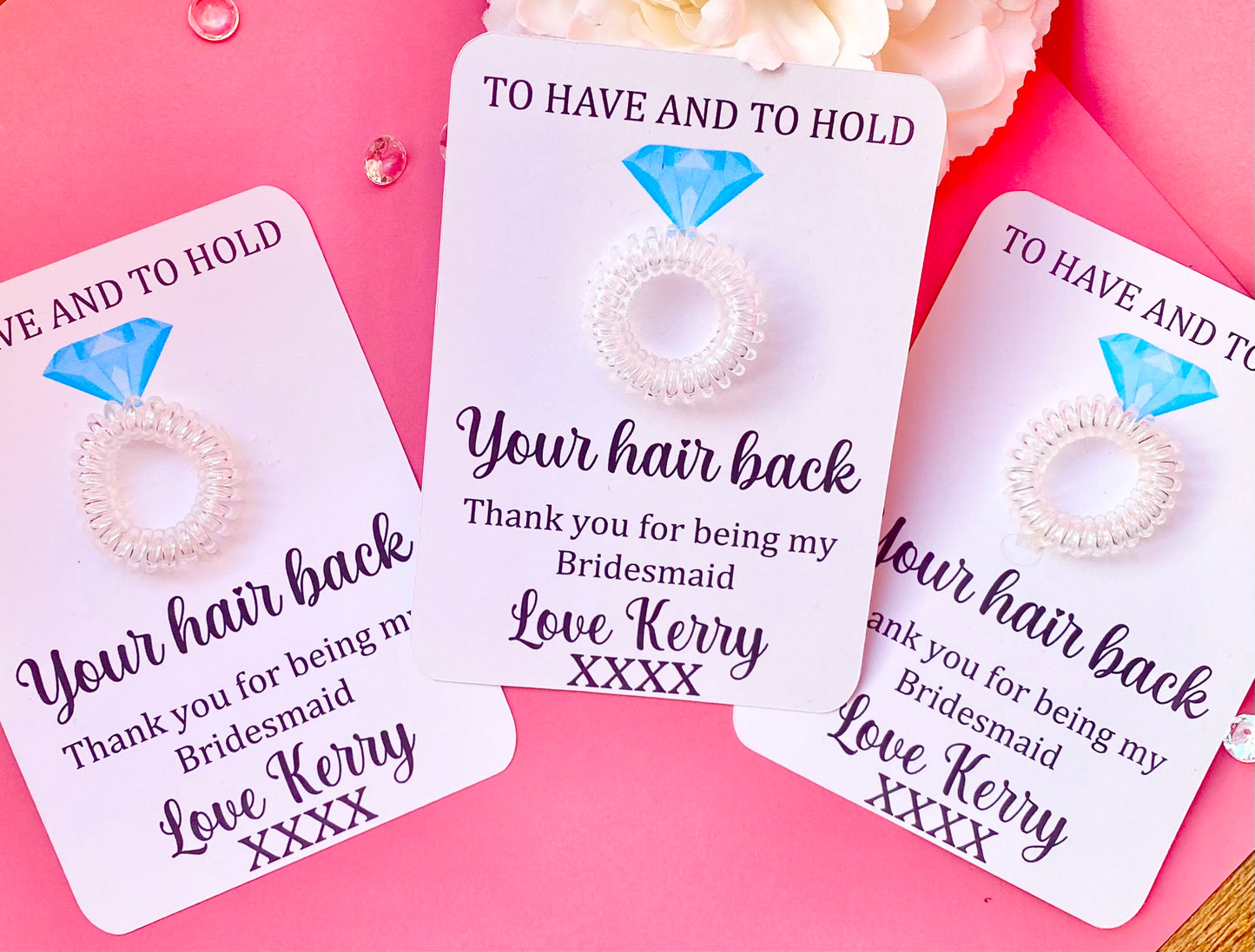 Thank you bridesmaid gift, thank you maid of honour gift, bridal party gifts, hen party gift, wedding party gift