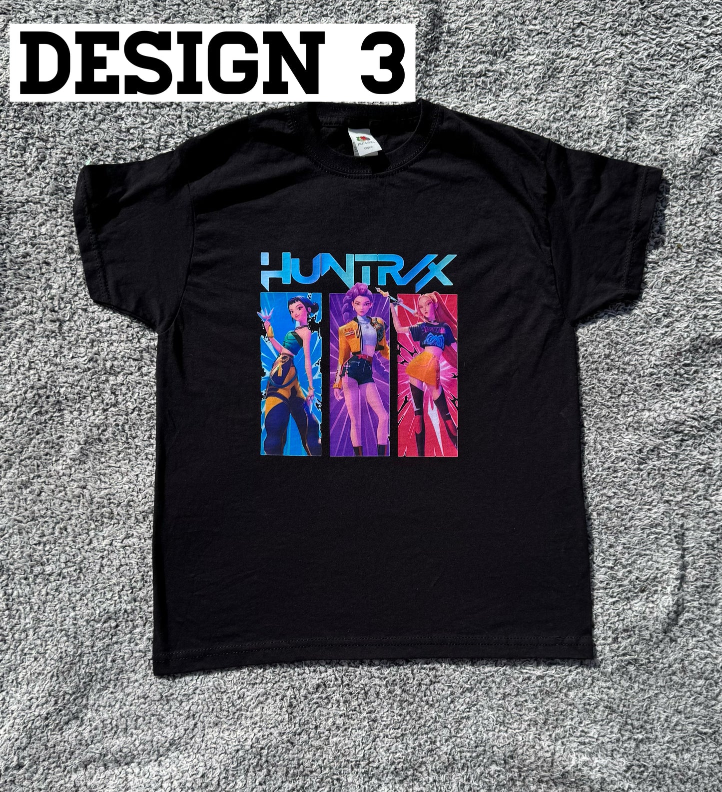 HUNTRX K-POP Demon Hunters T-Shirt – Custom Colour & Design