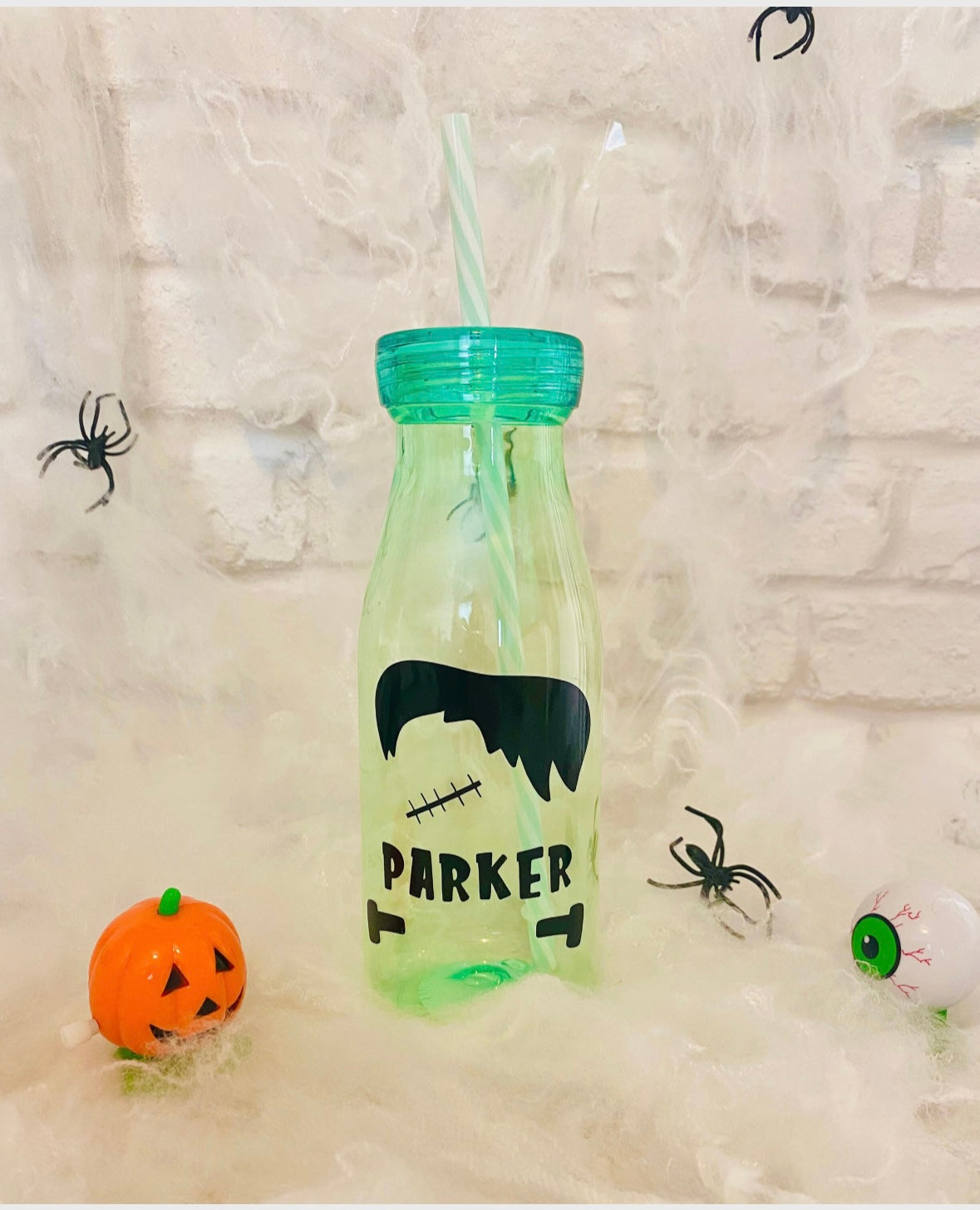 Kids Halloween bottle, kids straw bottle, colourful Halloween gift for kids, Halloween milk bottle, Halloween cup